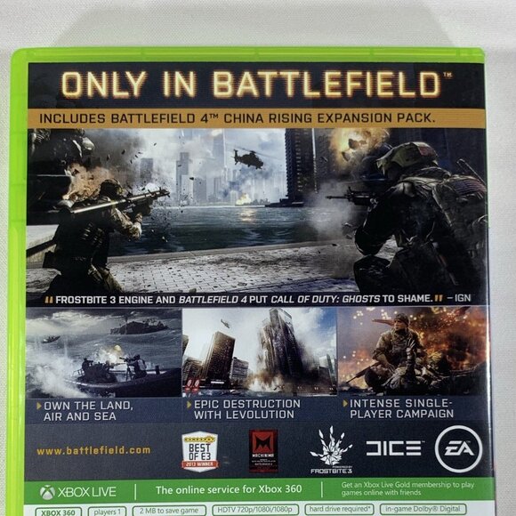 Battlefield 4 Xbox 360 Game China Rising Expansion Pack Includes 2 Discs Tested - Picture 5 of 6